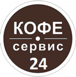 Логотип сервисного центра Кофе Сервис 24